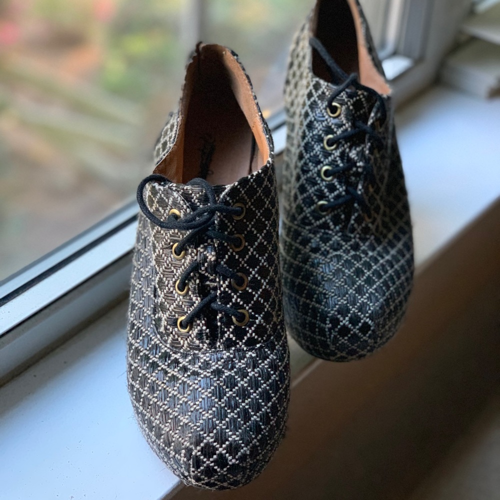 Tweed Ankle Boots